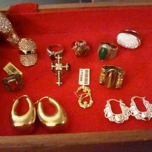 Sterling silver and Costume jewelry $10 per piece